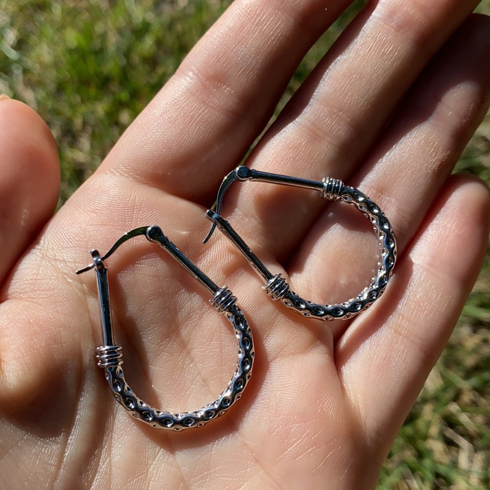 NEW 925 Sterling silver Earrings - Picture 6 of 7